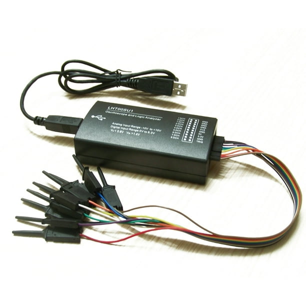 Dual Channel PC Bandwidth Logic Analyzer Data Logger 8 Channel Oscilloscope Signal Generator Virtual Automotive for Industry Dual Channel PC Bandwidth Logic Analyzer Data Logger 8 Channel Oscilloscope Signal Generator Virtual Automotive for Industry